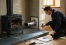 Installation eines Holzofens: Genehmigung durch den Schornsteinfeger
