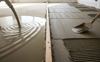 fließender Betonvergleich