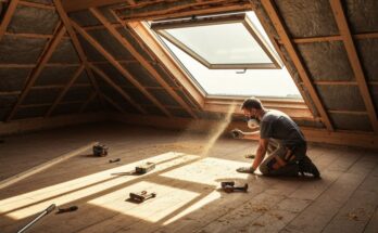 Einbau von Dachfenstern für mehr Licht