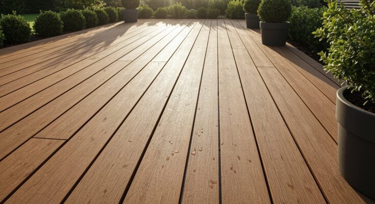 pflegeleichter rutschfester Terrassenbelag