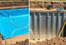 Installation eines Swimmingpools: Folie vs. Stahlwand