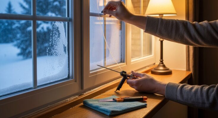 Fenster abdichten für den Winter